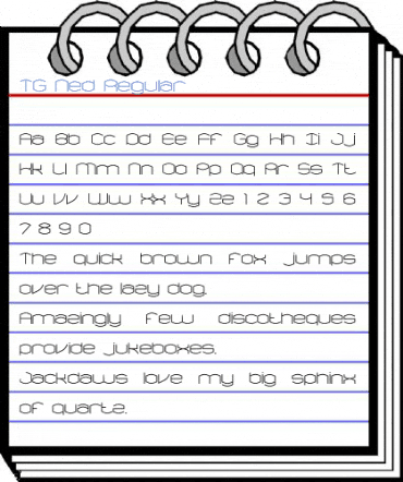 TG Ned Regular Font