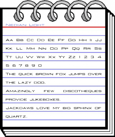 Nedian Light Font