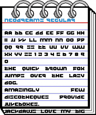 NEODREAMS Regular Font