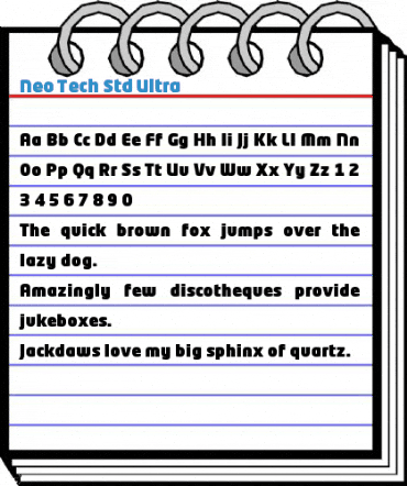 Neo Tech Std Ultra Font