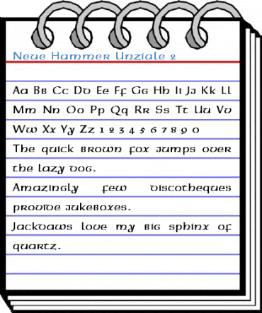 Neue Hammer Unziale 2 Font