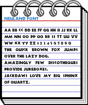 Neuland Font Font