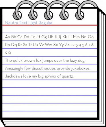 Neutra Text Light Regular Font