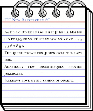 ITC New Baskerville SC Font