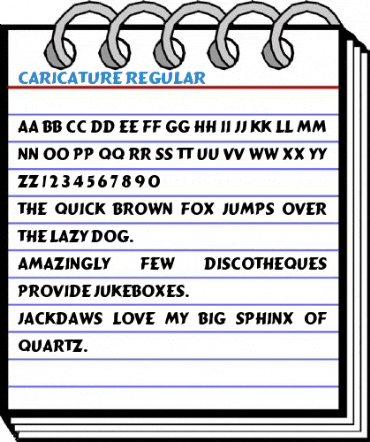 Caricature Regular Font