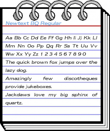 Newtext BQ Regular Font