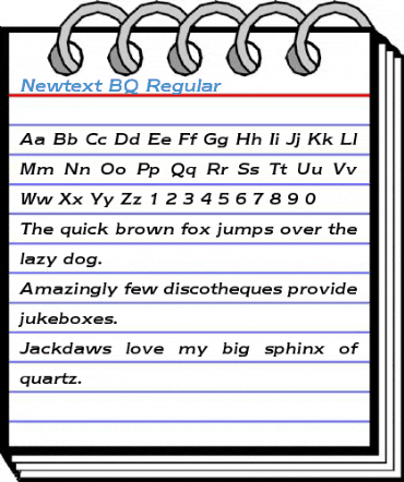 Newtext BQ Regular Font