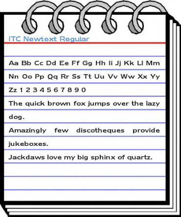 ITC Newtext Regular Font