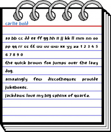 Carlie Bold Font