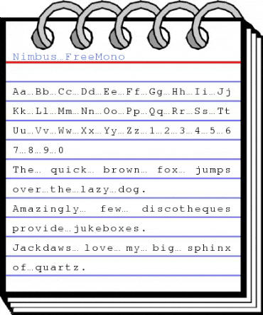 Nimbus FreeMono Font