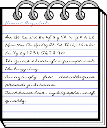 NinaC Regular Font