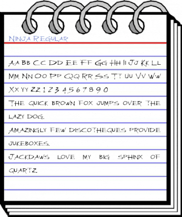 Ninja Regular Font