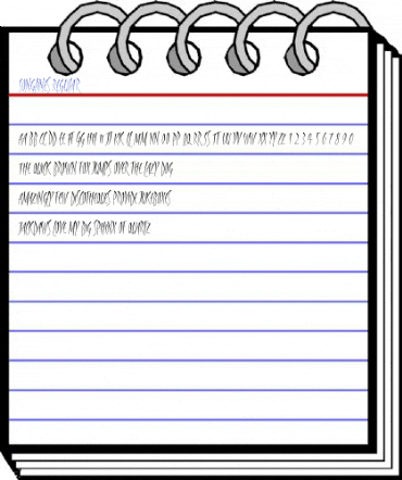 Songlines Regular Font