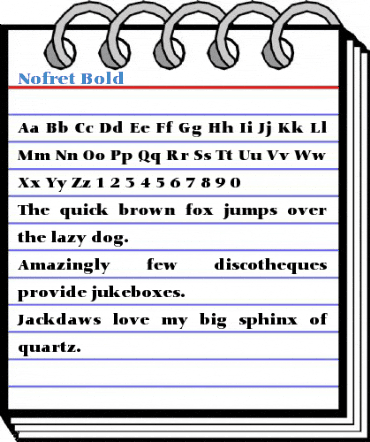 Nofret Bold Font