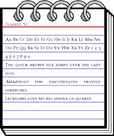 Nofret SC Font