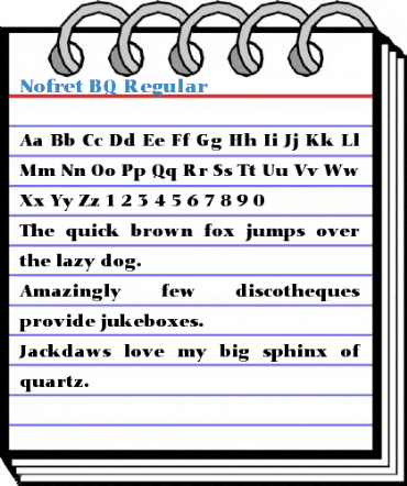Nofret BQ Regular Font