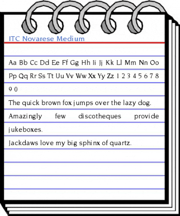 ITC Novarese Medium Font
