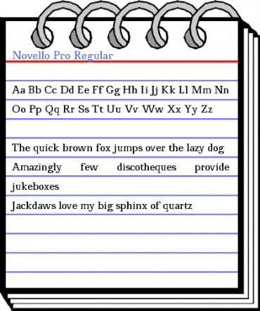 Novello Pro Regular Font
