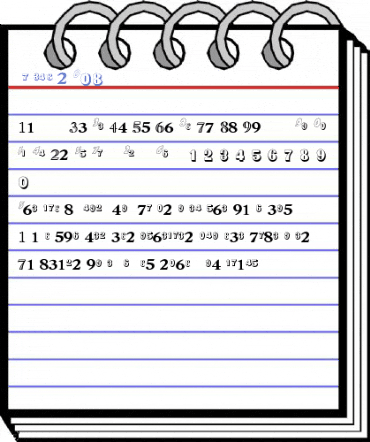Numerics P08 Font