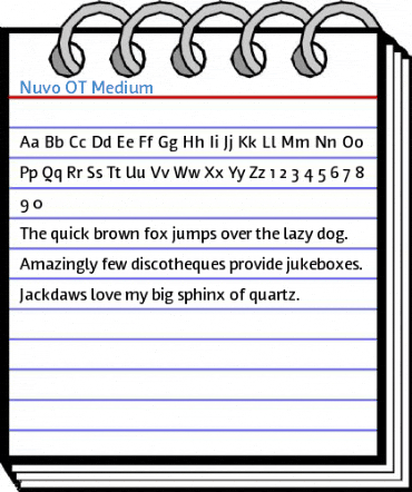 Nuvo OT Medium Font