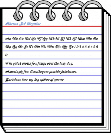 Oberon Std Regular Font