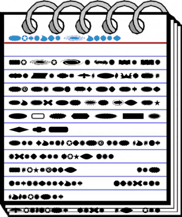 Obscure Bullet Font