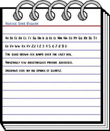 Anjellic Sans Regular Font