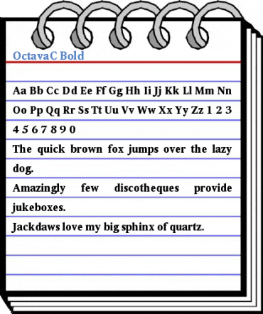 OctavaC Bold Font