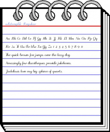 odstemplik Regular Font