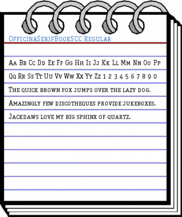 OfficinaSerifBookSCC Regular Font
