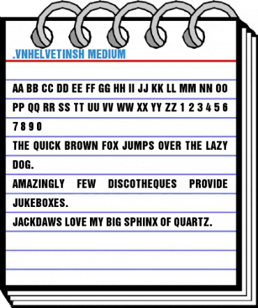 .VnHelvetInsH Medium Font