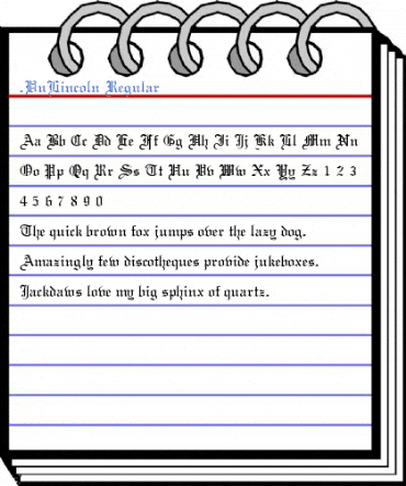 .VnLincoln Regular Font