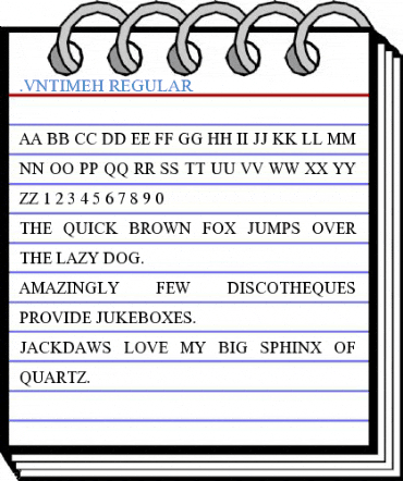.VnTimeH Regular Font