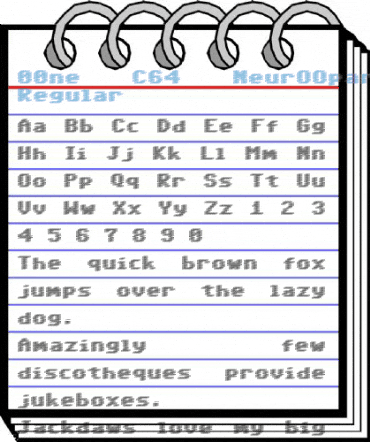 00ne C64 NeurOOpart 2 Regular Font