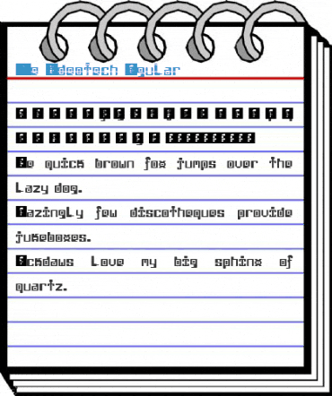 00ne Videotech Regular Font