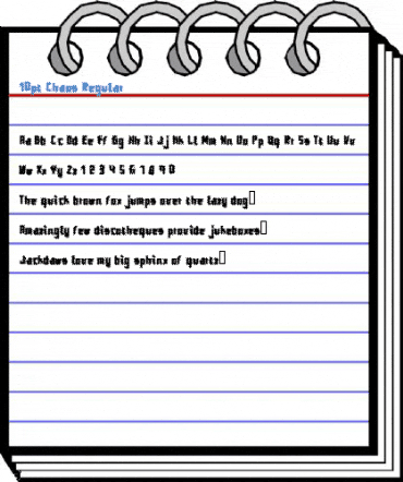 10pt Chaos Regular Font