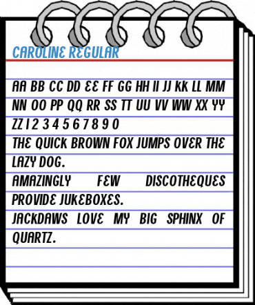 Caroline Regular Font