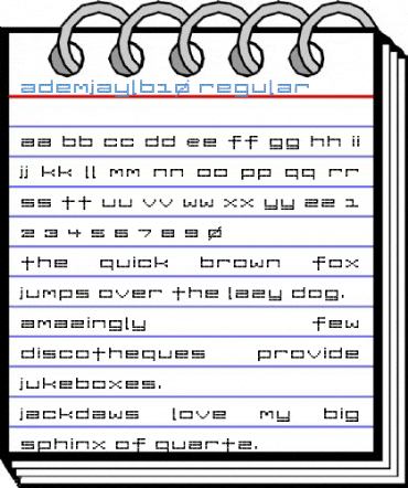 ADemjaylb10 Regular Font