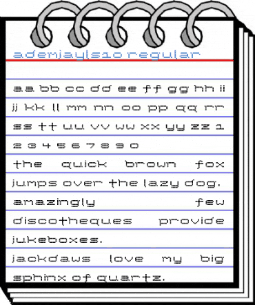 ADemjayls10 Regular Font