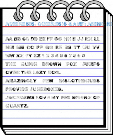 Adieresis, Odieresis & Aring Regular Font