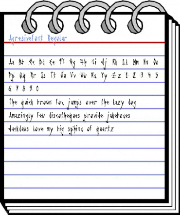 Agresivefont Regular Font