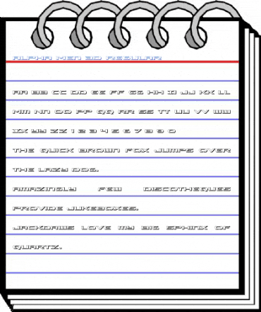 Alpha Men 3D Regular Font
