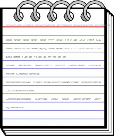 Alpha Men Outline Italic Outline Italic Font