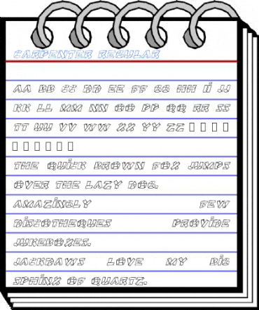 Carpenter Regular Font