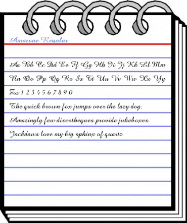 Amazone Regular Font