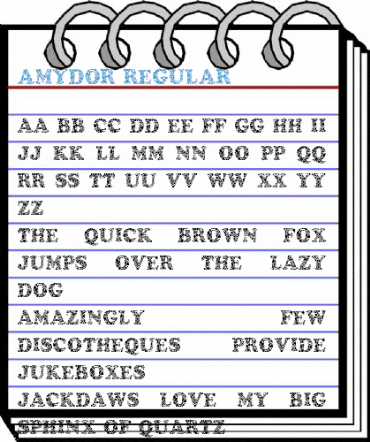 Amydor Regular Font