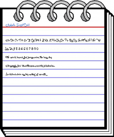 Anabelle Script Bold Font