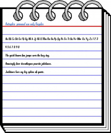 Antiophie personal use only Regular Font