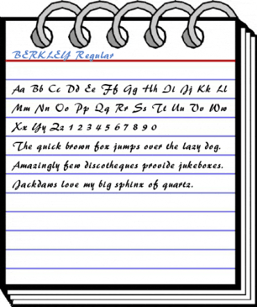 BERKLEY Regular Font