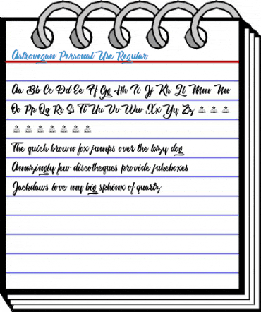Astrovegan Personal Use Regular Font